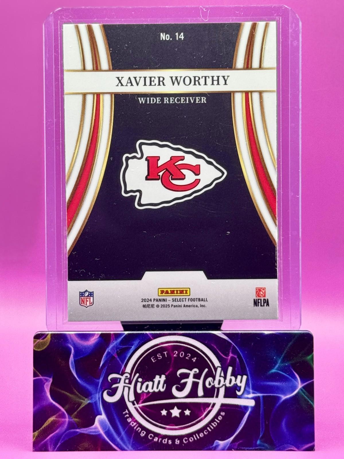 2024 Panini Select - Turbocharged - Xavier Worthy #14 (RC)