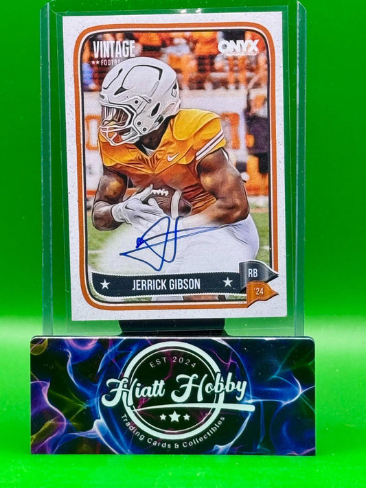 2024 Onyx Vintage Football - Jerrick Gibson #VAJEGI - Auto