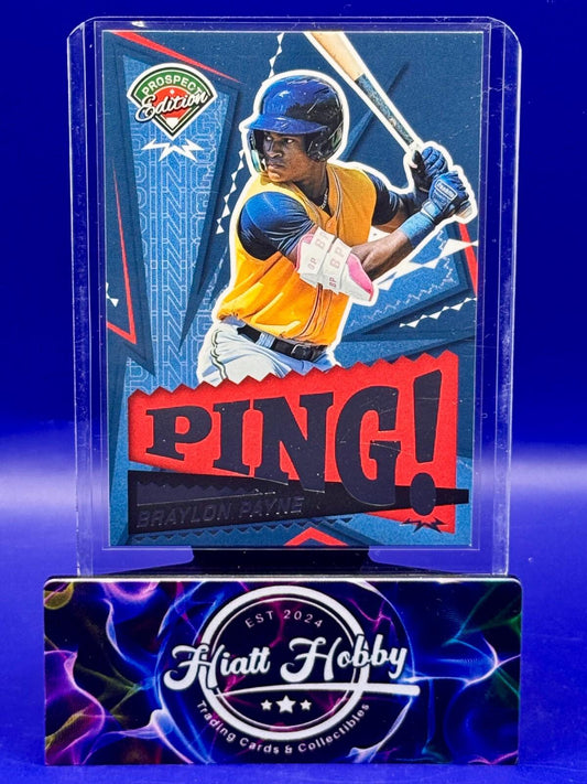 2024 Panini Prospect Edition - Ping! Braylon Payne #12 (RC)