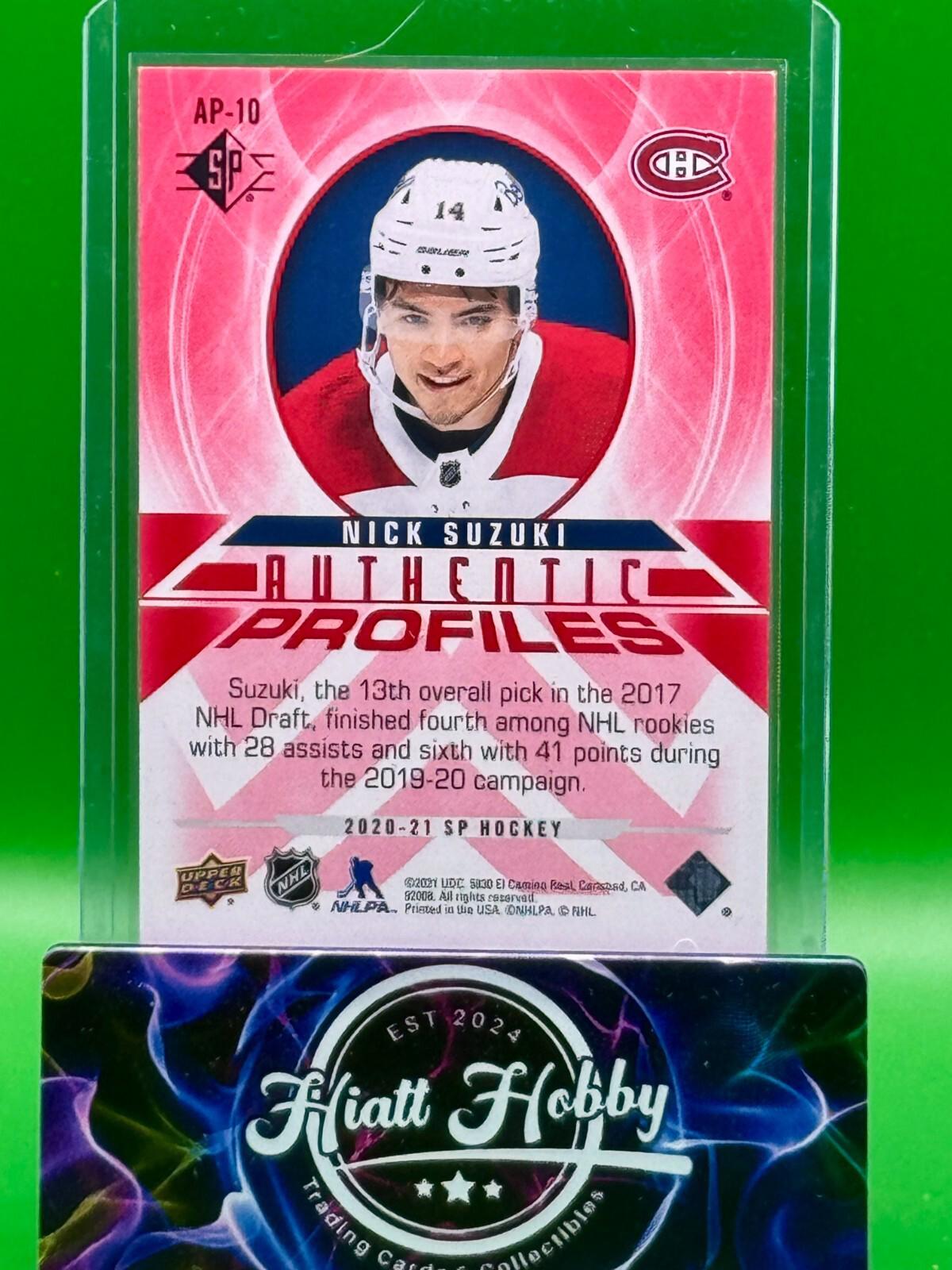 2020-21 SP Retail - Authentic Profiles Nick Suzuki #AP-10 Red /799