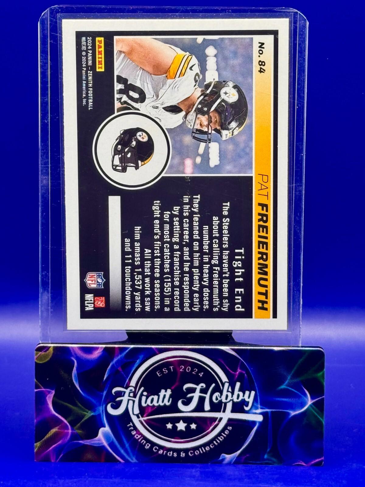 2024 Panini Zenith - Pat Freiermuth #84 - No Huddle