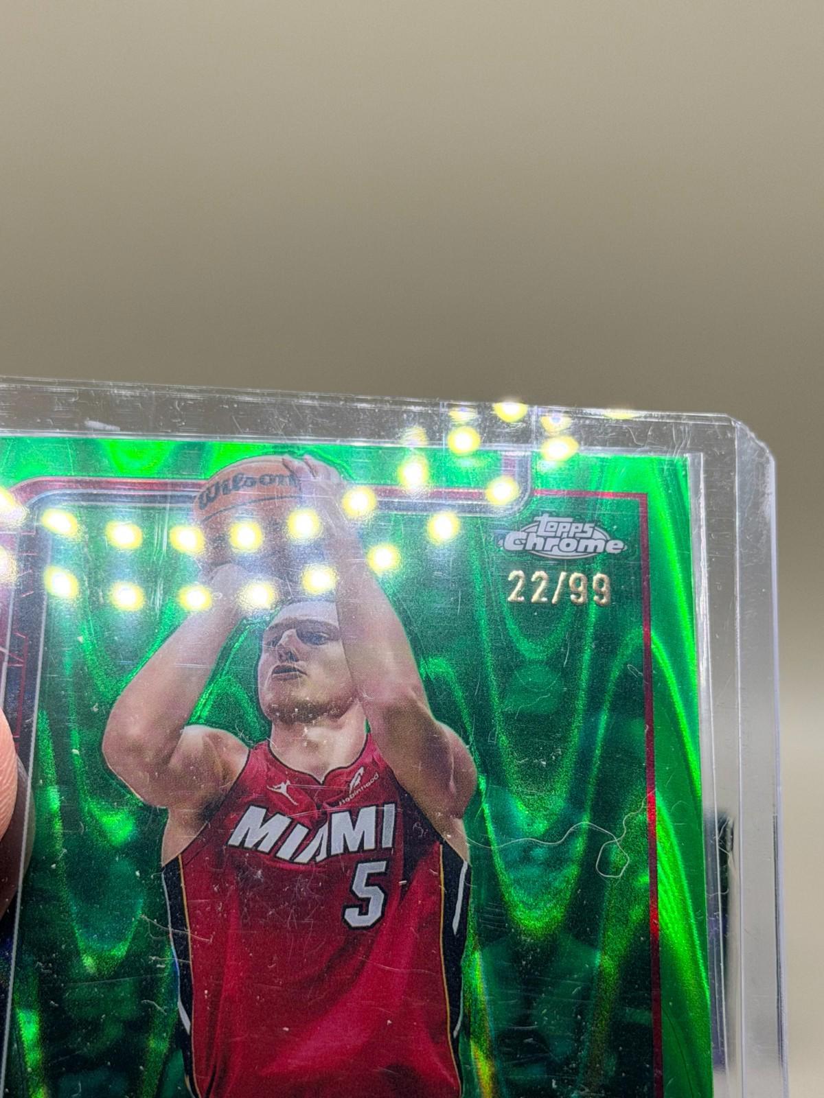 2025-26 Topps Chrome - Nikola Jovic #172 - Green Raywave /99