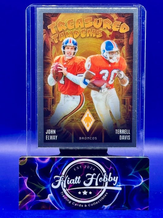 2024 Panini Phoenix - Elway/Davis #TT-DEN - Treasured Tandems