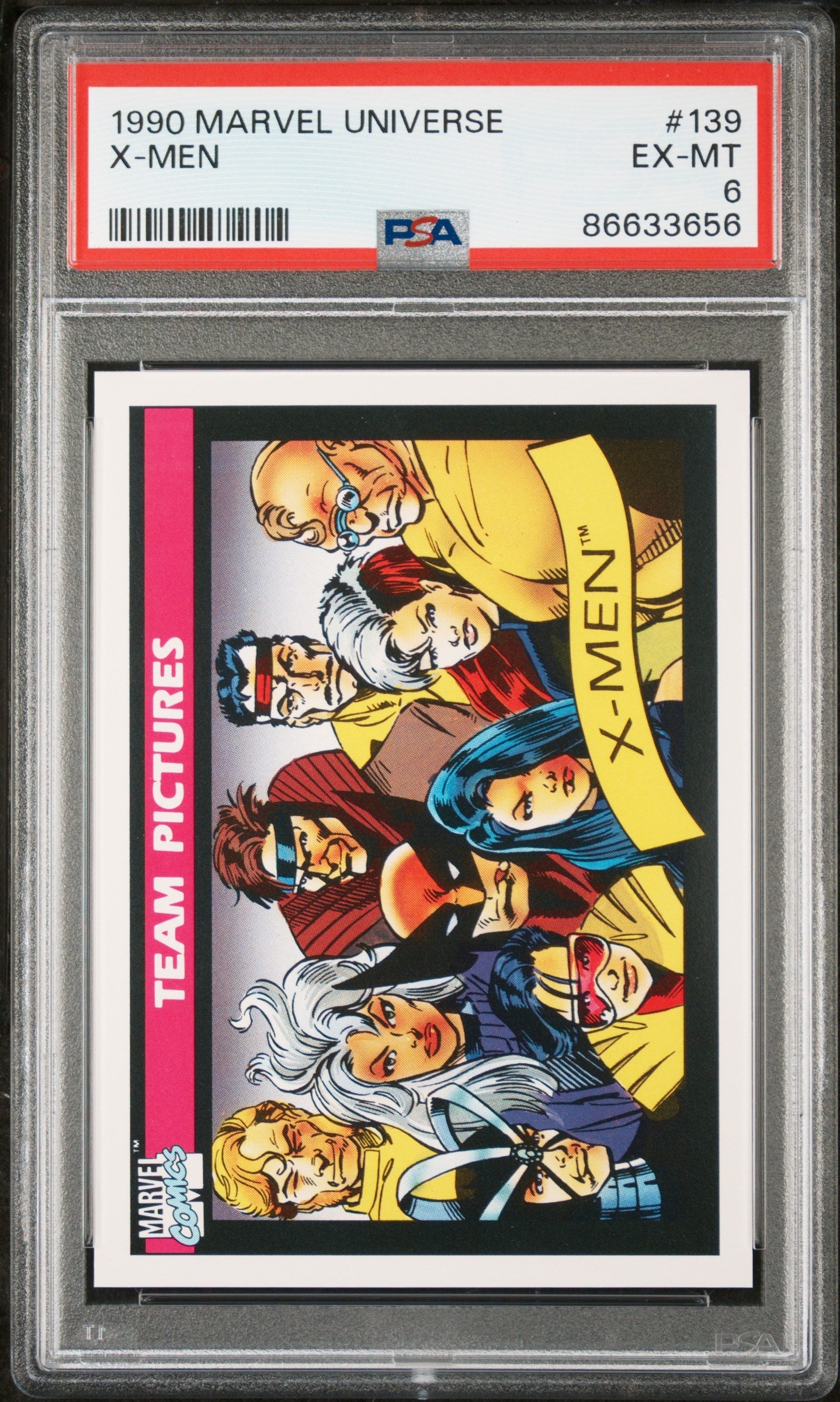1990 MARVEL UNIVERSE X-MEN #139 - PSA 6