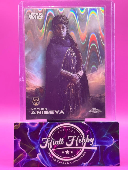 2025 Topps Chrome Star Wars - Mother Aniseya #94 - Raywave Refractor