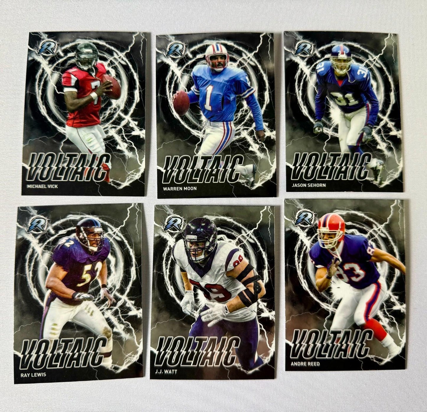 2023 Topps Composite Football Topps Resurgence Voltaic Inserts - LOT of 6