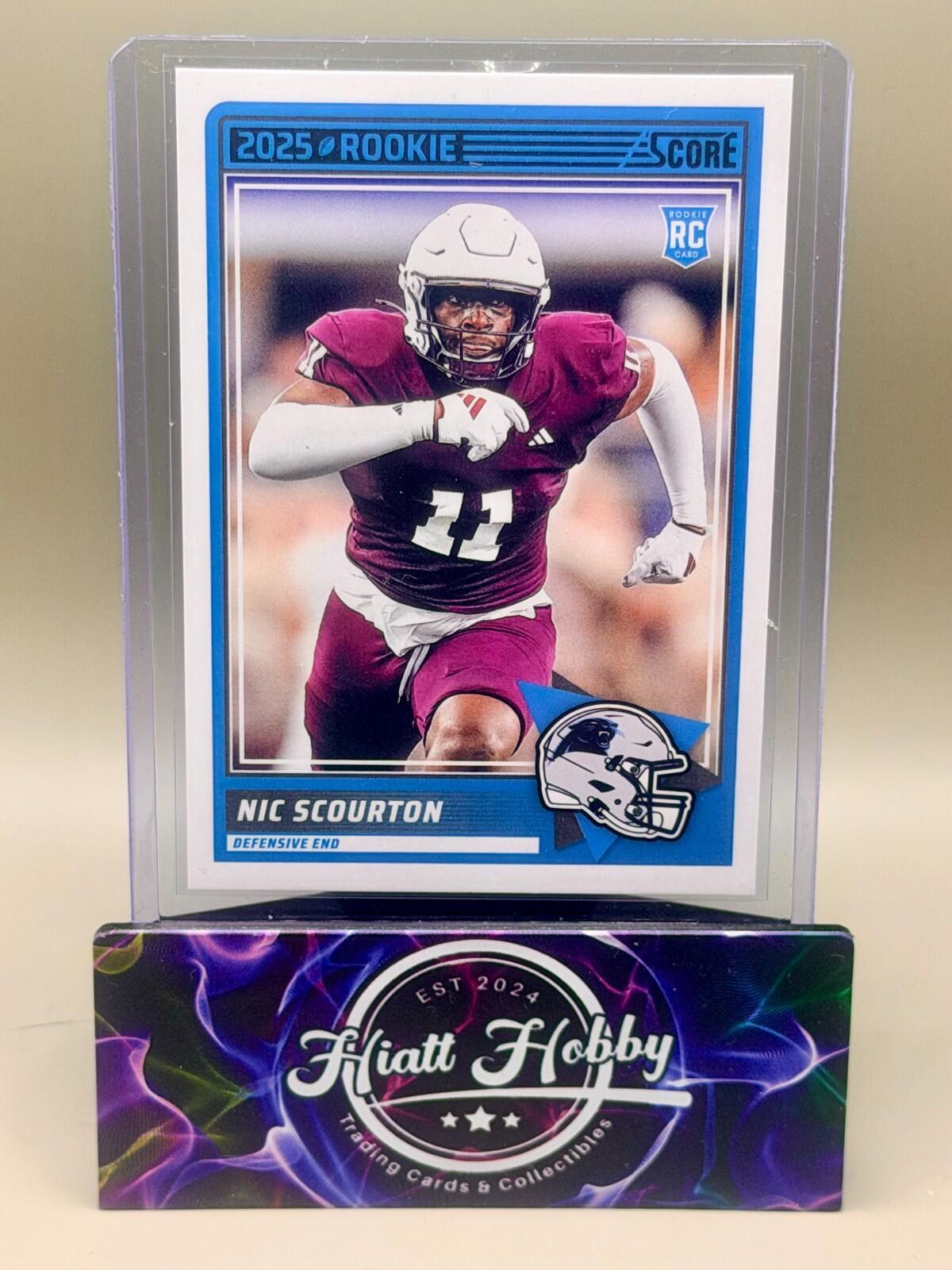 2025 Panini Score - #27 Nic Scourton (RC)