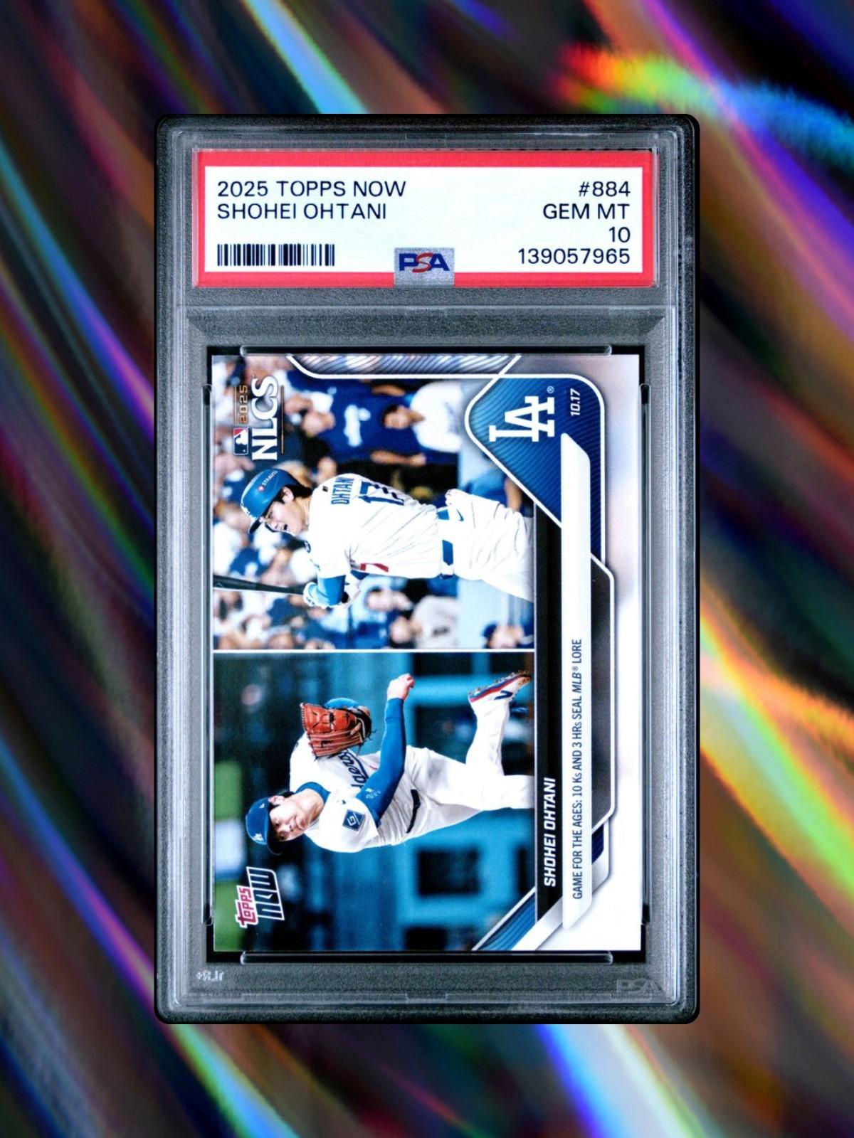 2025 Topps Now #884 Shohei Ohtani - PSA 10