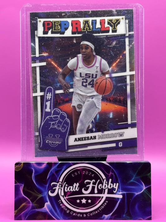 2024-25 Bowman University Chrome Pep Rally Aneesah Morrow #PR-24 Refractor (RC)
