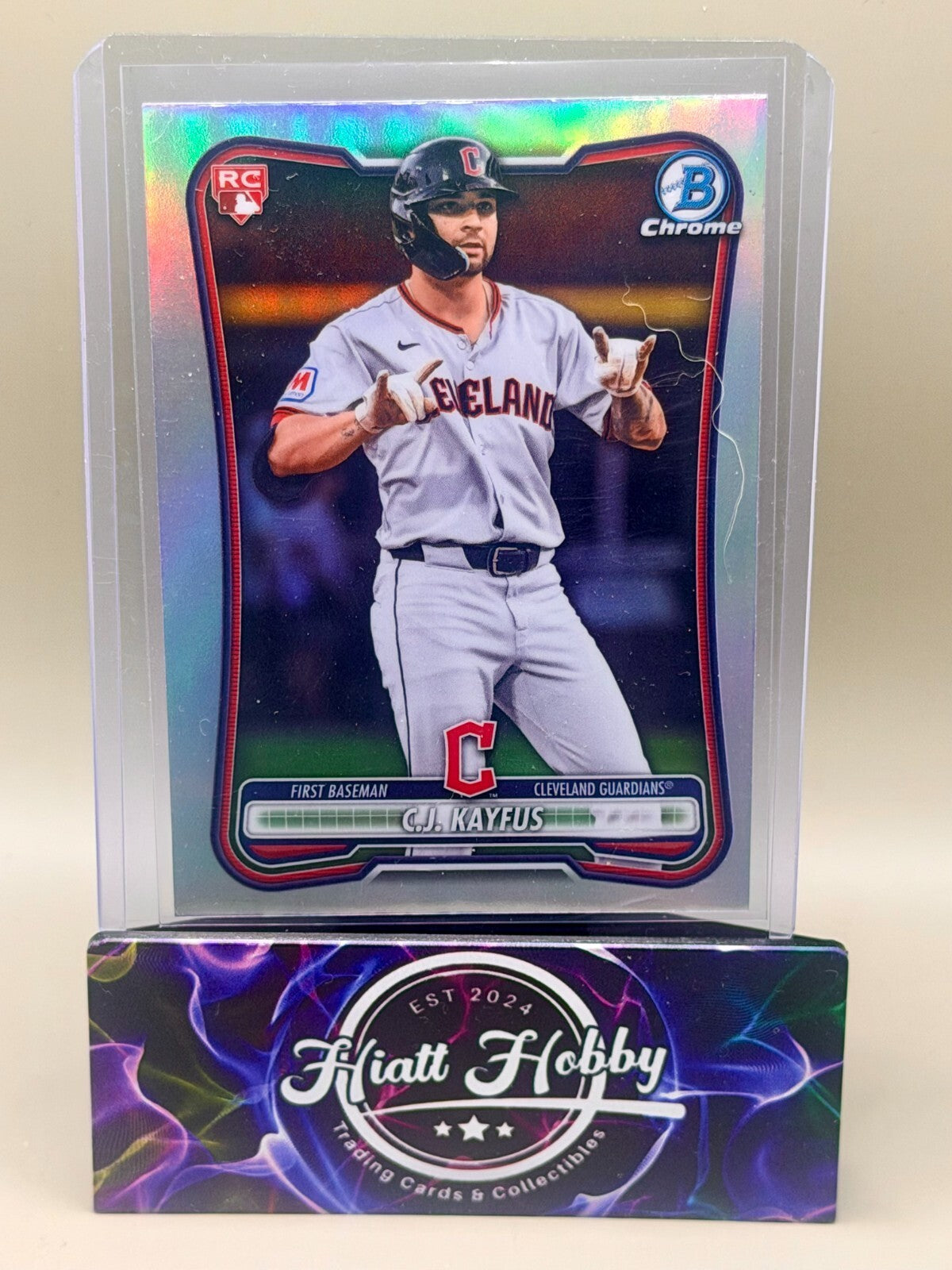2026 Bowman Chrome - #98 CJ Kayfus - Red Rookie Redemption (RC, SP)