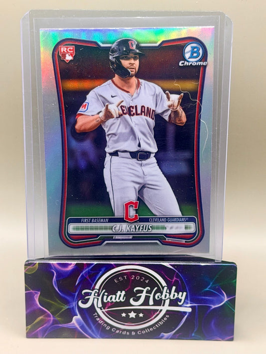 2026 Bowman Chrome - #98 CJ Kayfus - Red Rookie Redemption (RC, SP)