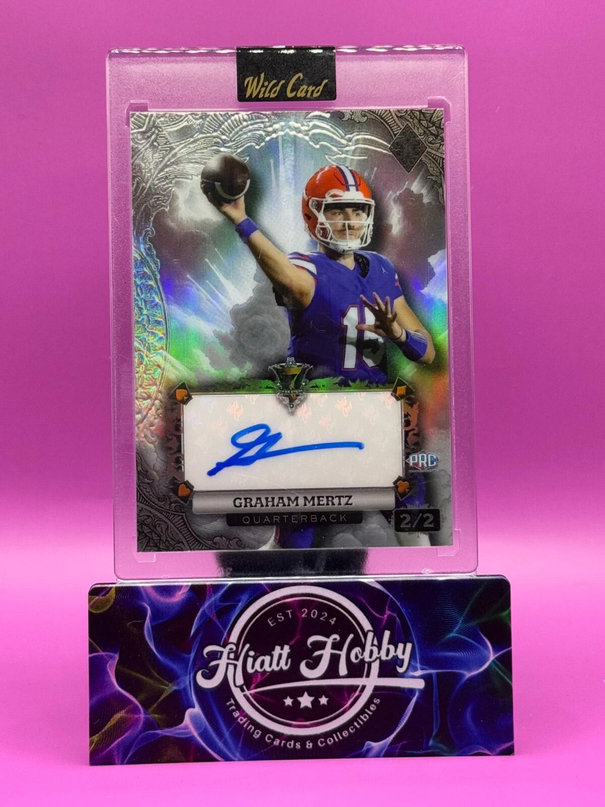 2024 Wild Card 7-Card Stud - Graham Metz #AD7CE-GM - White Rainbow Auto 2/2
