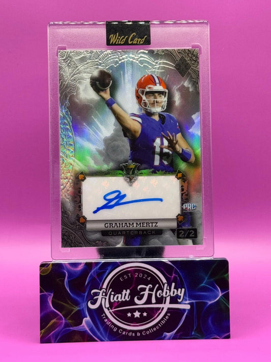 2024 Wild Card 7-Card Stud - Graham Metz #AD7CE-GM - White Rainbow Auto 2/2