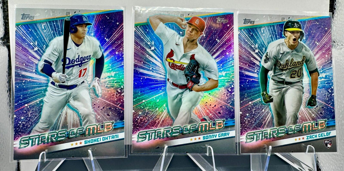 2024 Topps and Topps Chrome Stars of MLB - Lot of 12