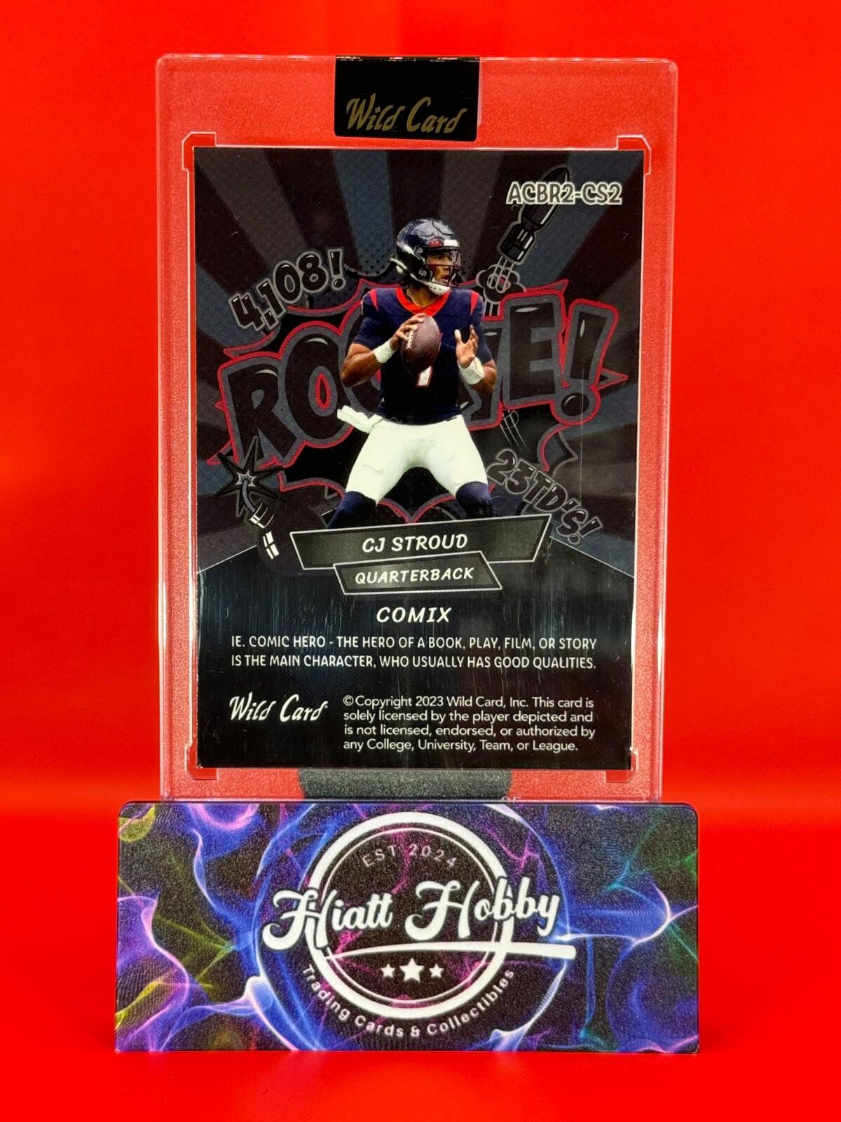 2023 Wild Card Alumination - CJ Stroud #ACBR2-CS2 - Rookie Mojo Refractor /18