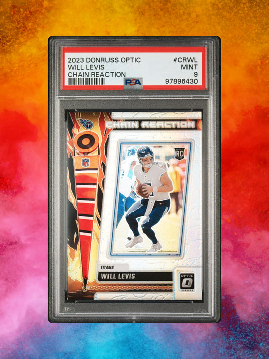 2023 Panini Donruss Optic - Chain Reaction #CR-WL Will Levis (RC) PSA 9