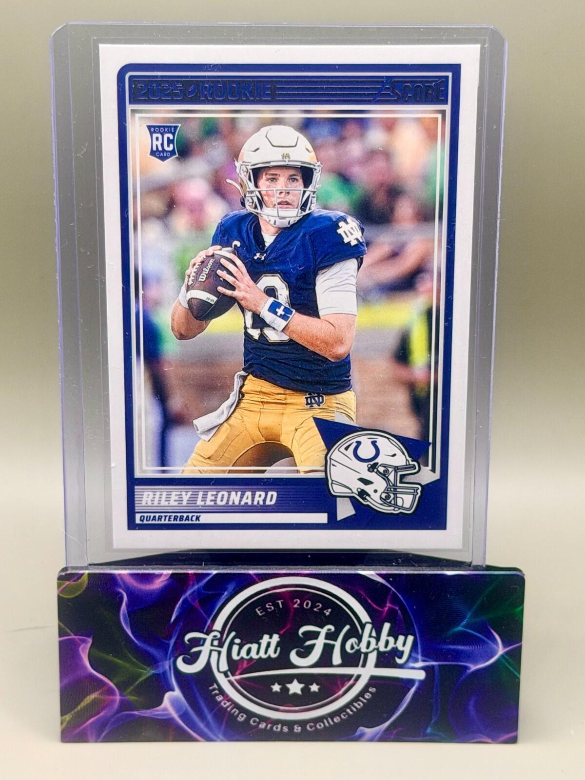 2025 Panini Score - #9 Riley Leonard (RC)