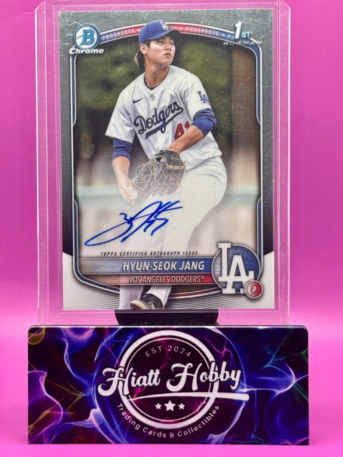 2025 Bowman Chrome - Hyun-Seok Jang #CPA-HJ Chrome Auto (AU, RC)