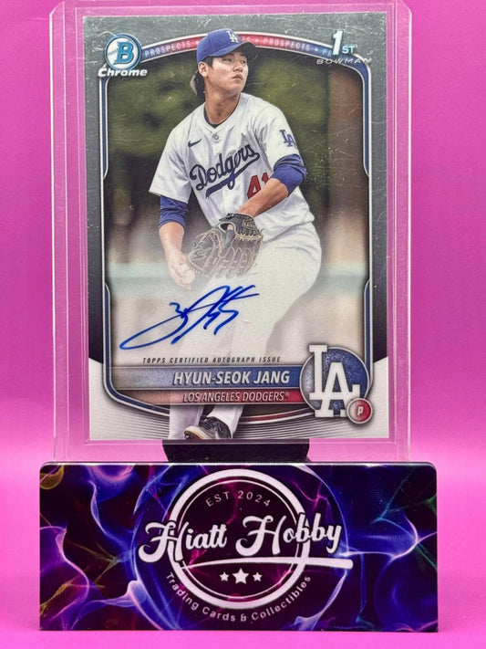 2025 Bowman Chrome - Hyun-Seok Jang #CPA-HJ Chrome Auto (AU, RC)
