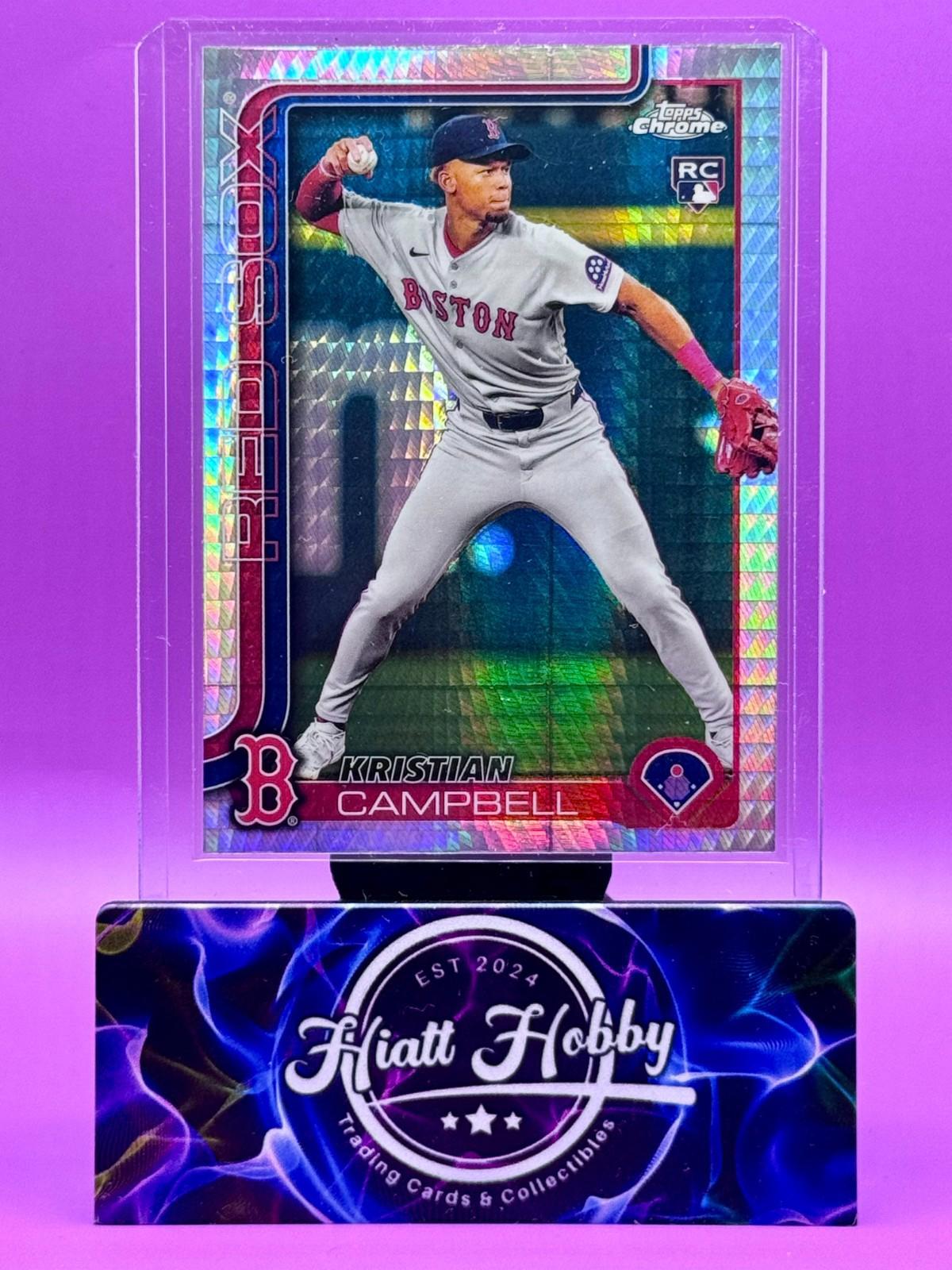 2025 Topps Chrome - Kristian Campbell #171 - Prism Refractor