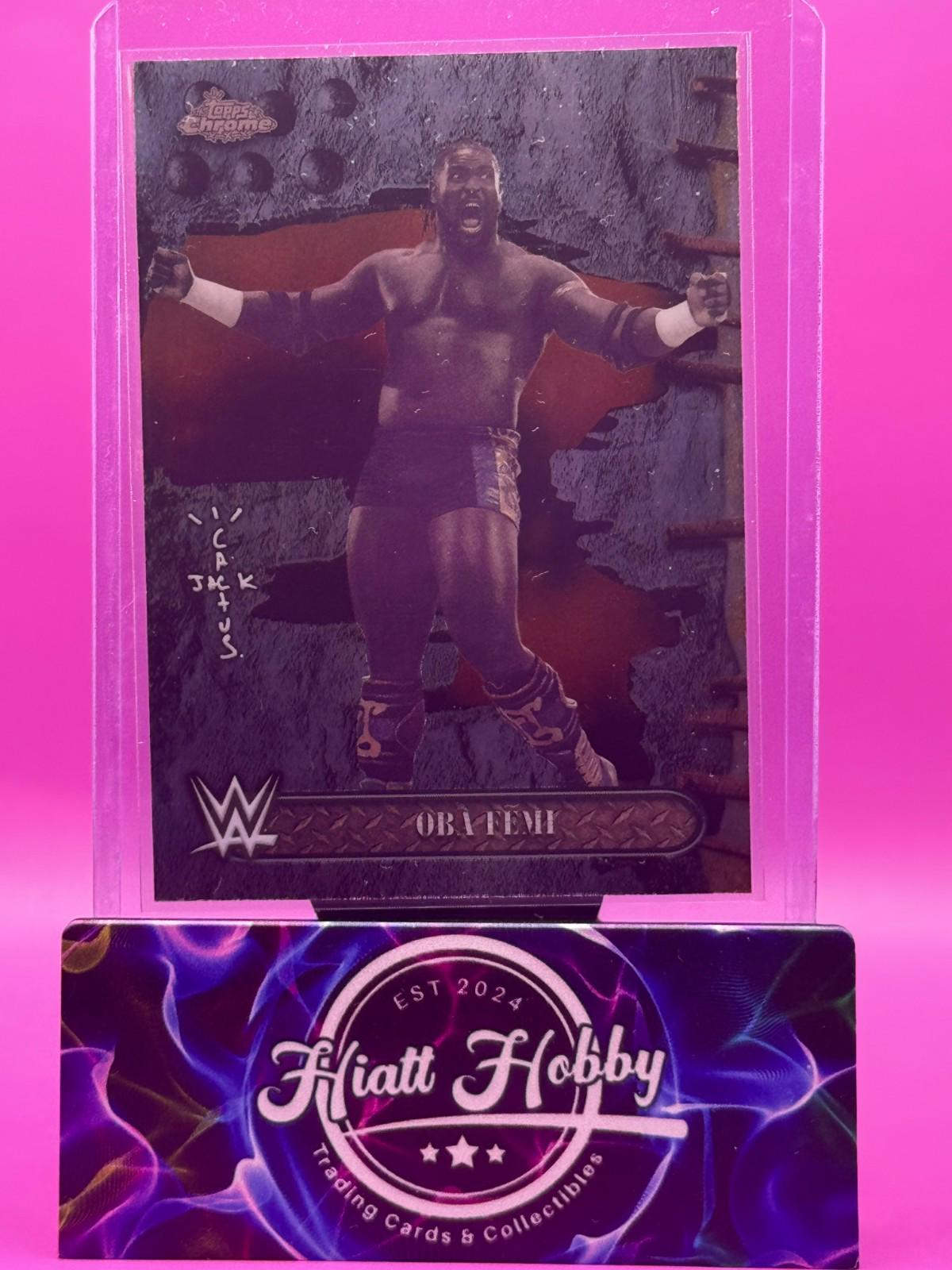 2025 Topps Chrome Cactus Jack WWE - Oba Femi #36