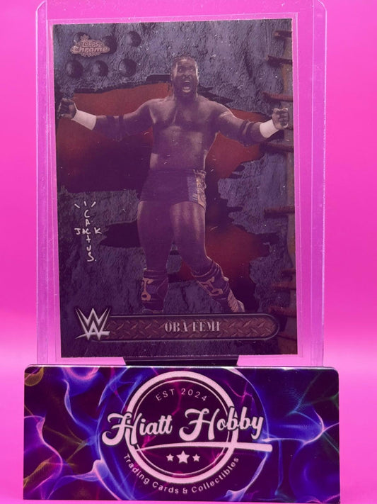 2025 Topps Chrome Cactus Jack WWE - Oba Femi #36