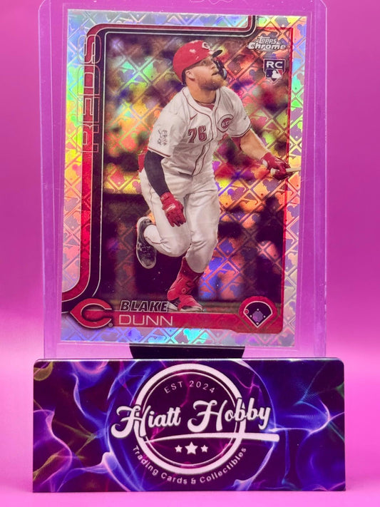 2025 Topps Chrome Logofractor - Blake Dunn #161  (RC)