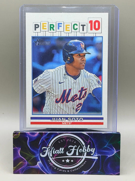2025 Topps Heritage High Number - Juan Soto #P10-2 - Perfect 10