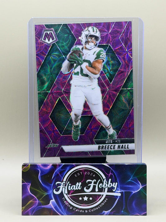 2025 Panini Mosaic Football - #236 Breece Hall - Purple Scope