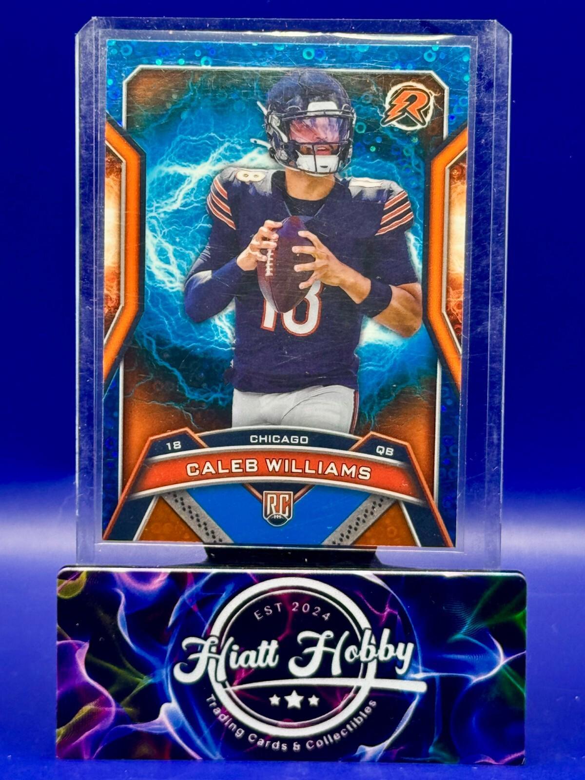 2024 Topps Resurgence - Rookies Caleb Williams #117 - Blue & Orange Spark (RC)