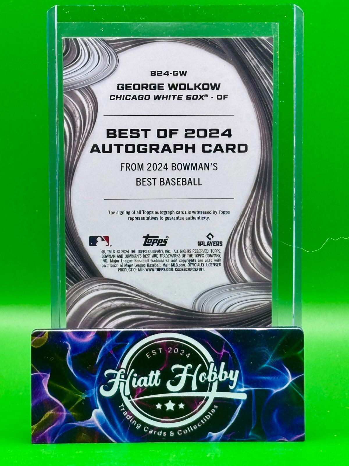 2024 Bowman's Best - George Wolkow #B24-GW - Auto