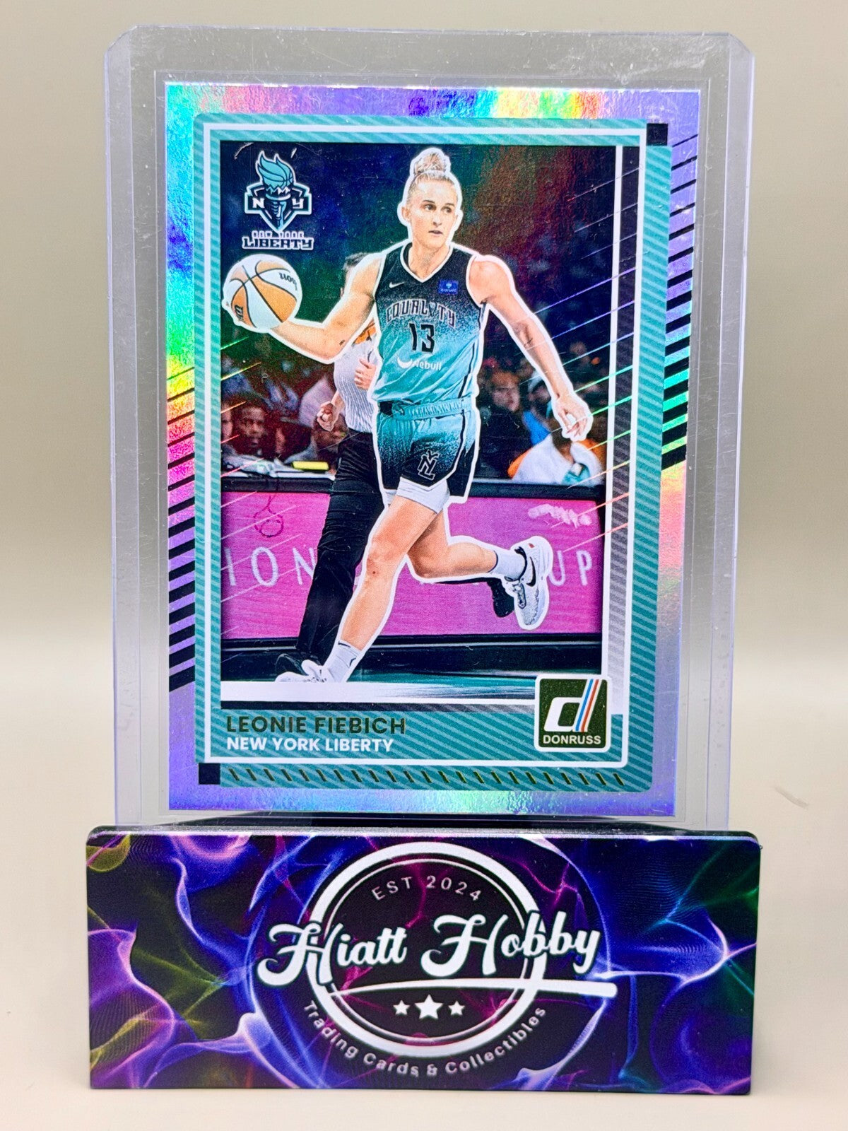 2025 Panini Donruss WNBA - #7 Leonie Fiebich - Holo