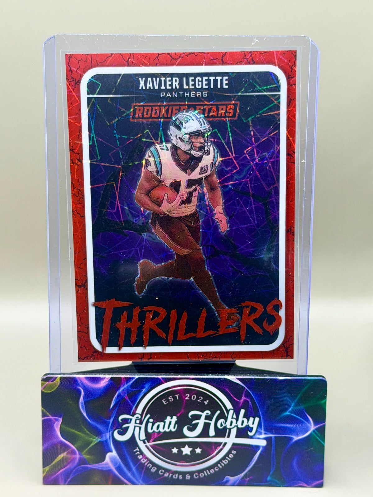 2025 Panini Rookies and Stars - #19 Xavier Legette - Thrillers - Laser