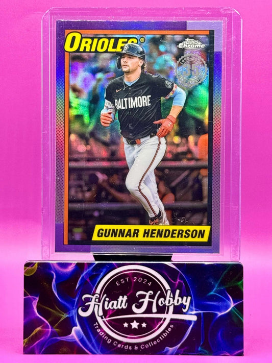 2025 Topps Chrome - Gunnar Henderson #90CB-3 - 35th Anniversary