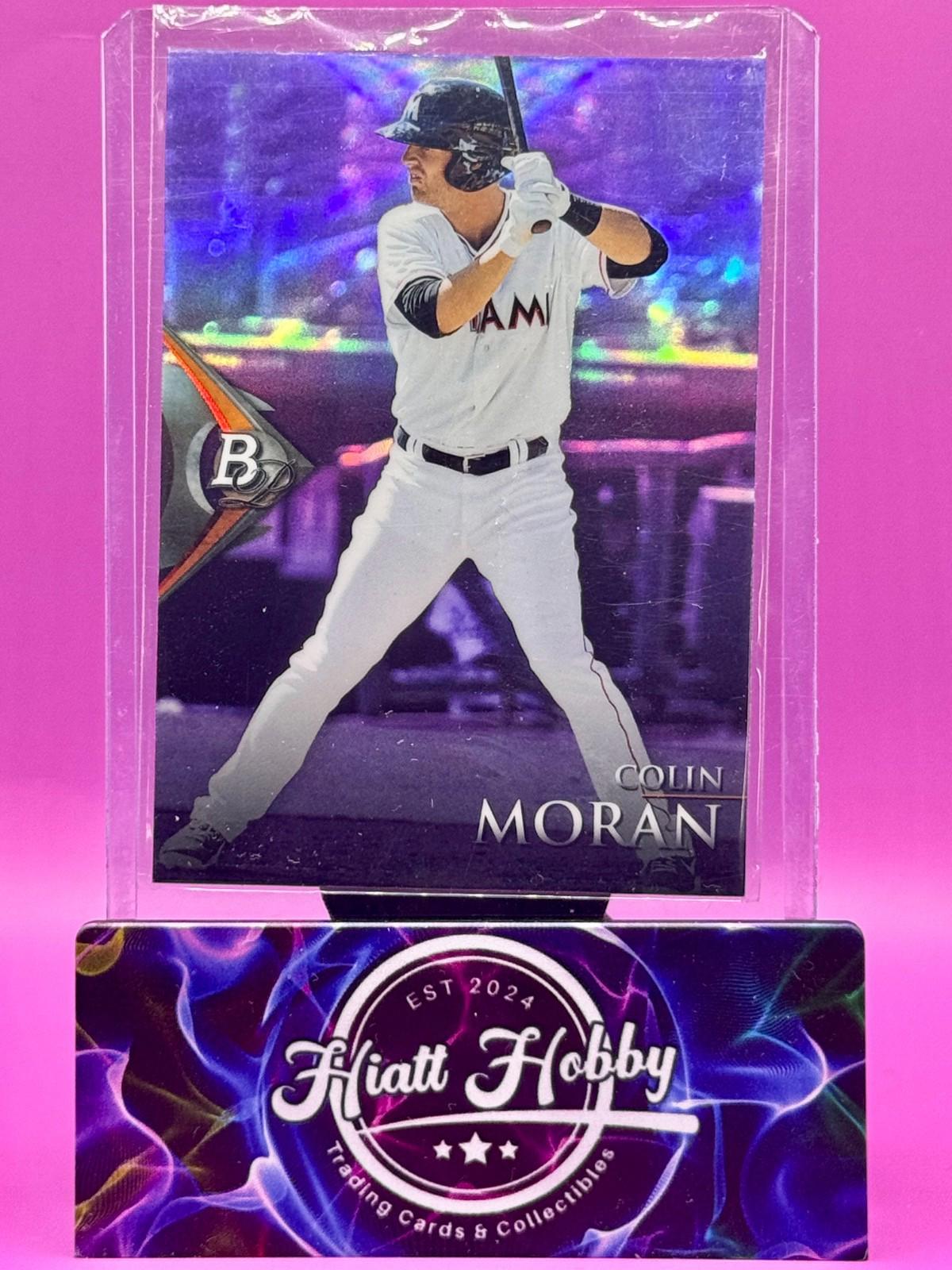 2014 Bowman Platinum Chrome - Colin Moran #BPCP42 Purple Refractor (RC)