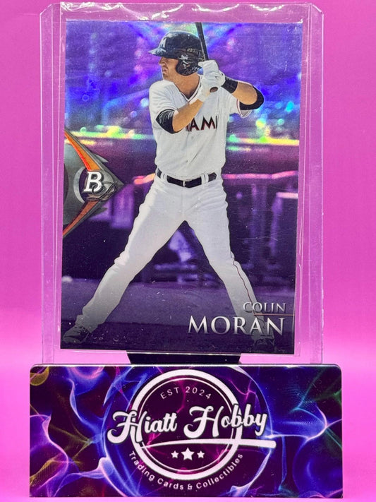 2014 Bowman Platinum Chrome - Colin Moran #BPCP42 Purple Refractor (RC)