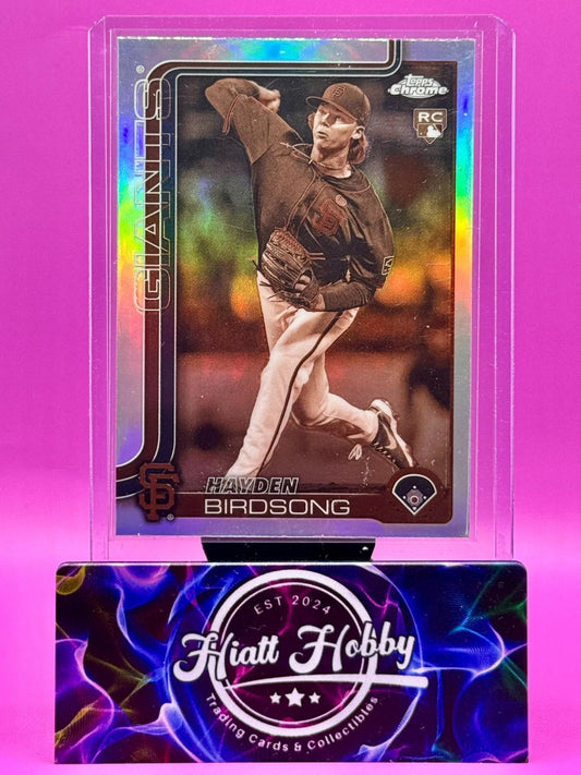 2025 Topps Chrome - Hayden Birdsong #138 - Sepia Refractor (RC)