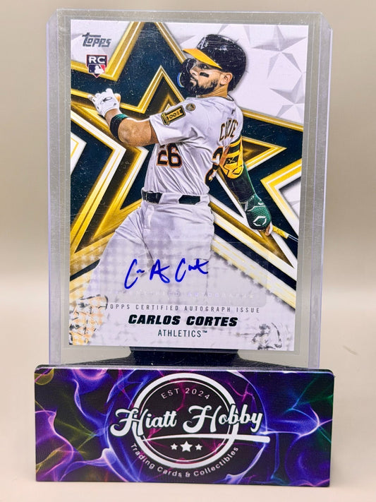 2026 Topps Series 1 - Baseball Stars Autographs Carlos Cortes #BSA-CCO (AU, RC)