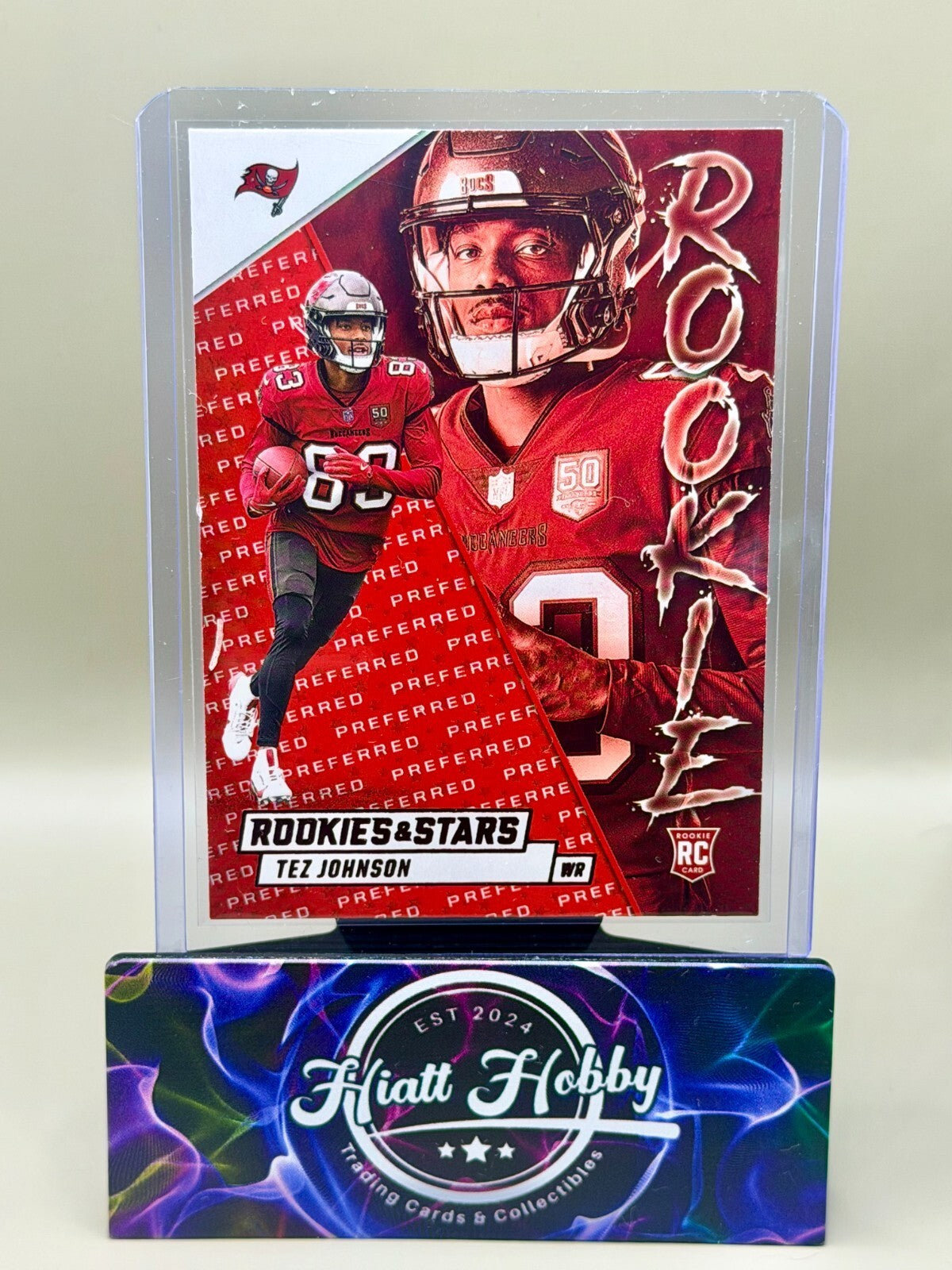 2025 Panini Rookies & Stars #25 Tez Johnson - Rookie Exclusive - Preferred (RC)