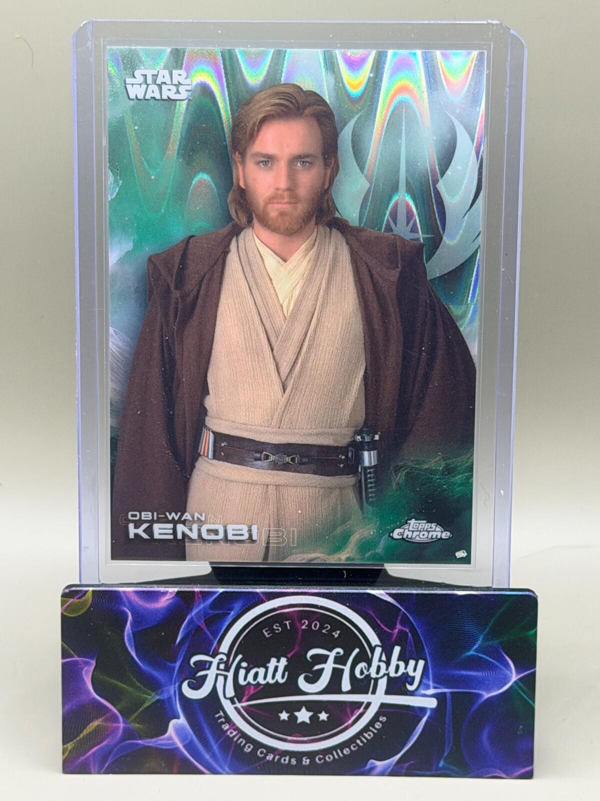 2025 Topps Chrome Star Wars - #138 Obi-Wan Kenobi - Raywave Refractor