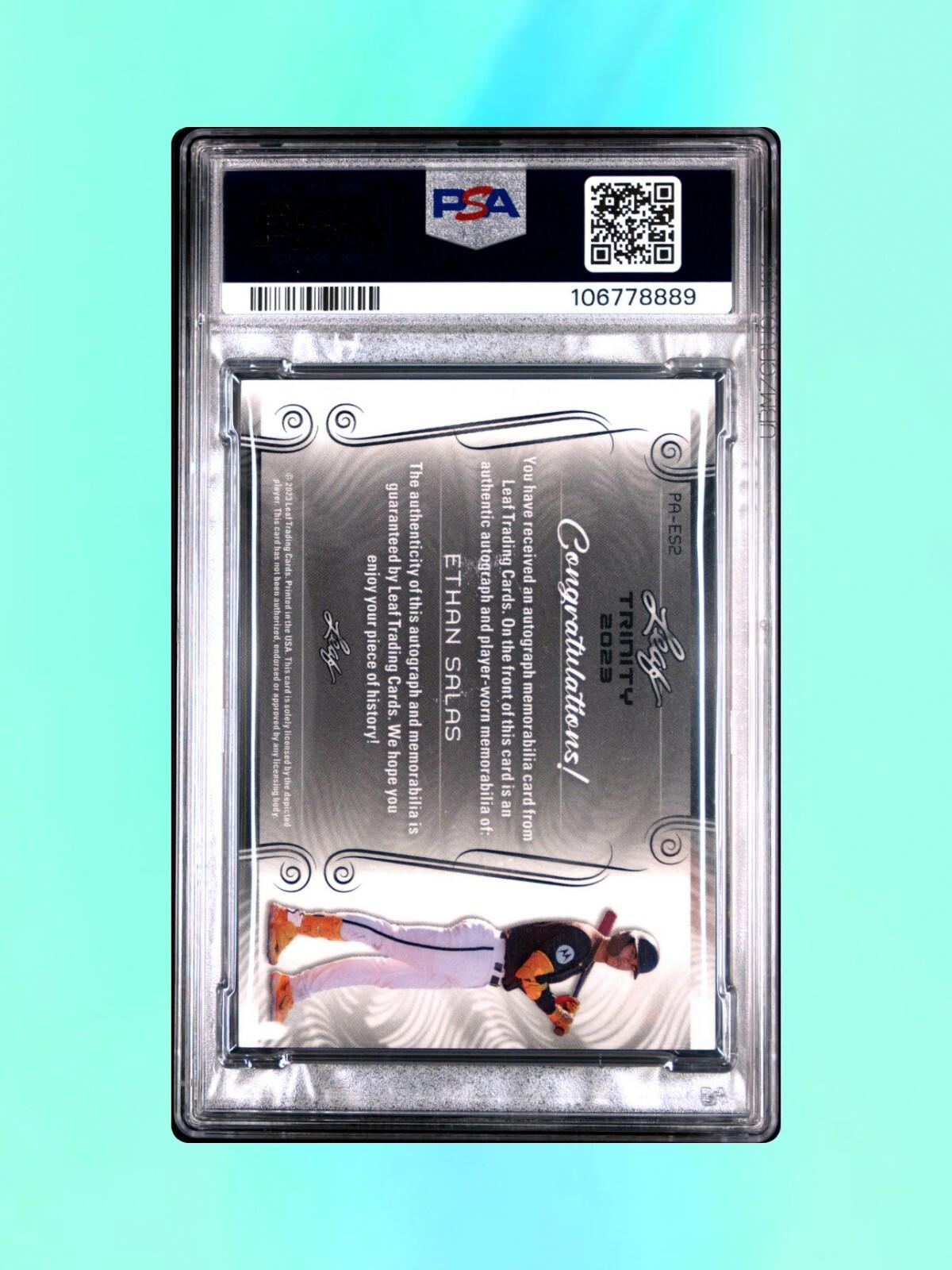2024 WCMatte - Hagen Smith Smoking Gun Auto - Platinum Sparkle Holo-Lux - PSA 10