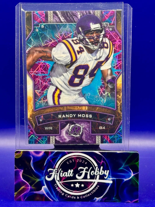 2024 Topps Resurgence - Randy Moss #64 - Sky Blue & Pink Shock