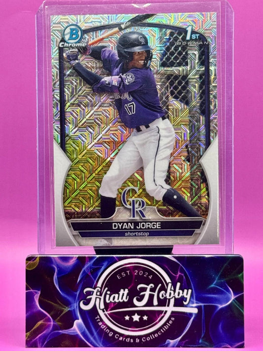 2023 Bowman Chrome - Dyan Jorge #BDC-22 - Mojo Refractor (RC)