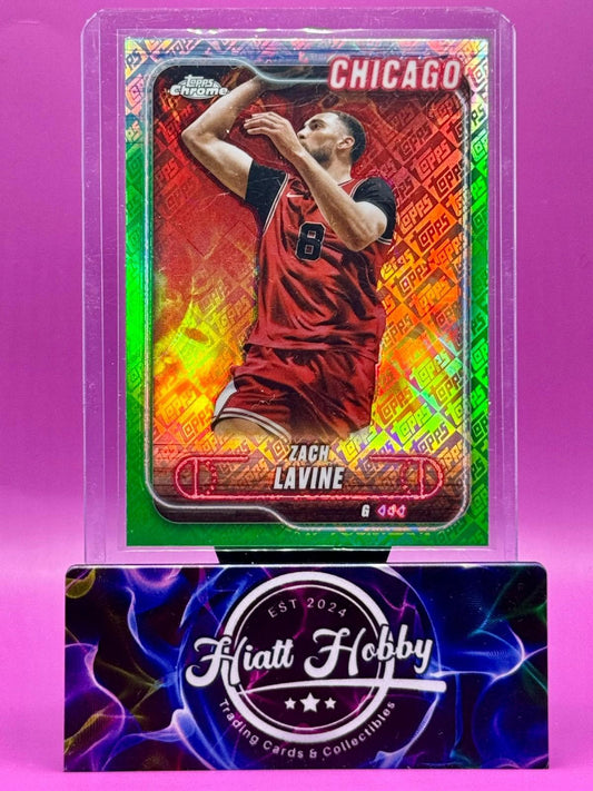 2024-25 Topps Chrome - Zach Lavine #84 - Green Logofractor
