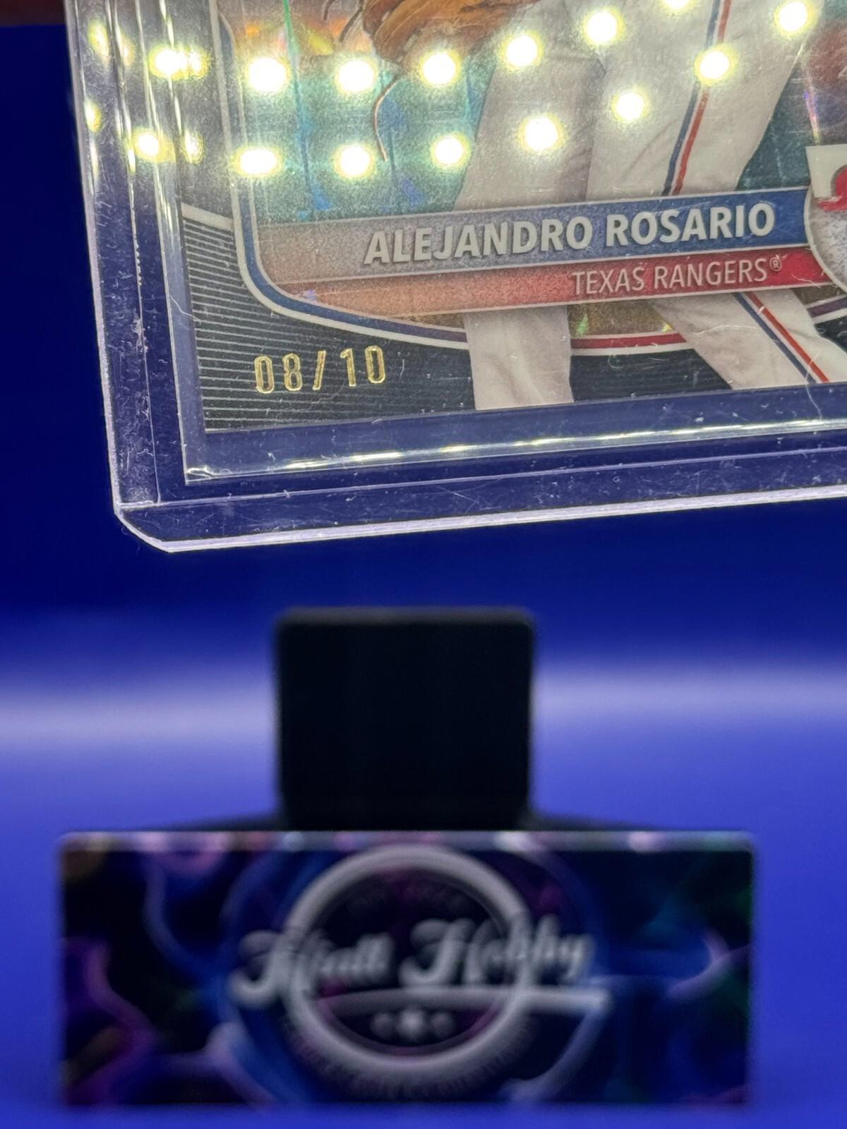 2025 Bowman Chrome - Alejandro Rosario #BCP-125 - Black Geometric /10 (RC)
