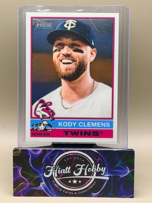 2025 Topps Heritage High Number - Kody Clemens #658 - Chrome