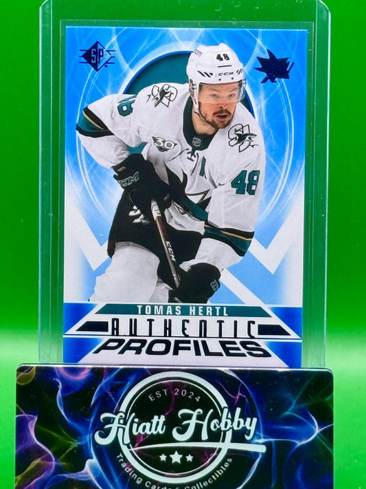 2020-21 SP Retail - Authentic Profiles Tomas Hertl #AP-13 Blue