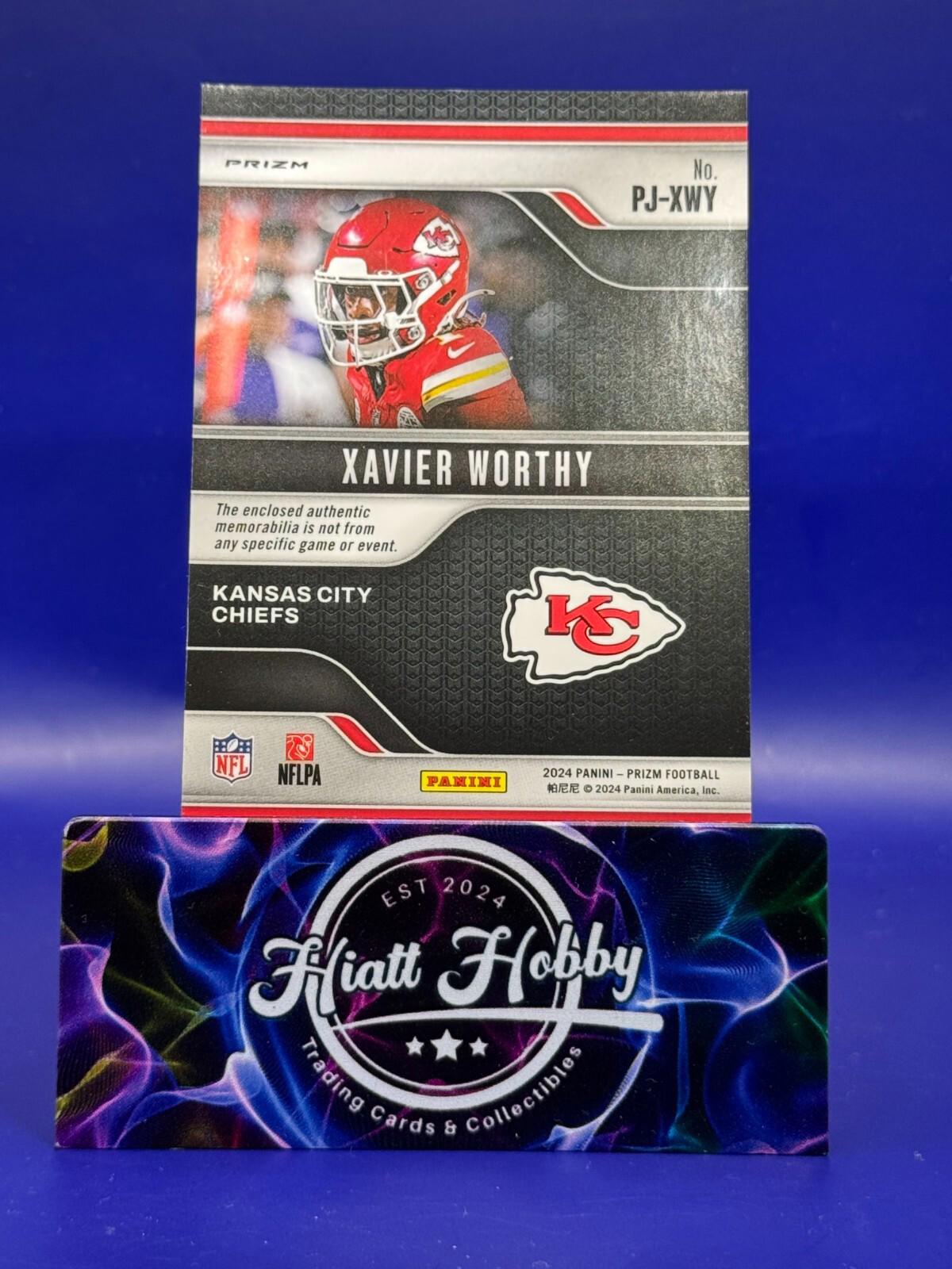 2024 Panini Prizm Football - Xavier Worthy #PJ-XWY - Premier Jersey Holo Prizm