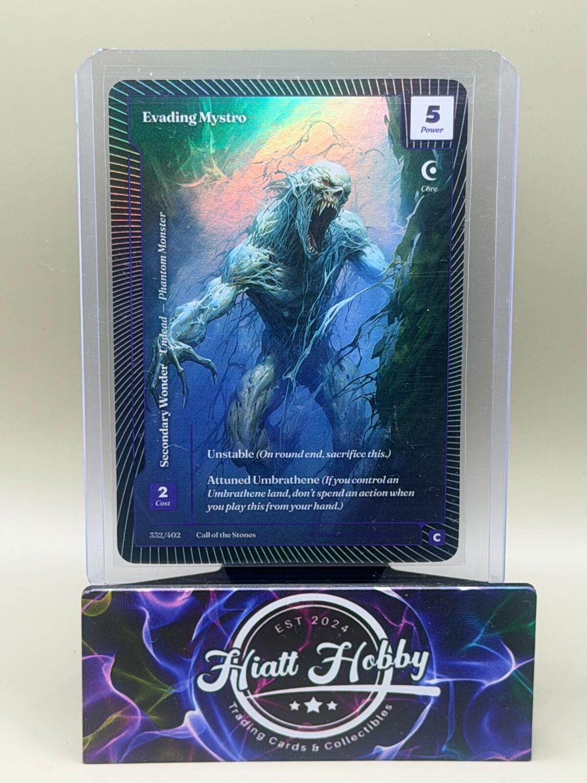 2025 Wonders of the First - #332/402 Evading Mystro (C) - Classic Foil