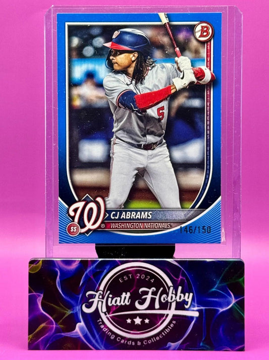 2025 Bowman - C.J. Abrams #49 Blue /150
